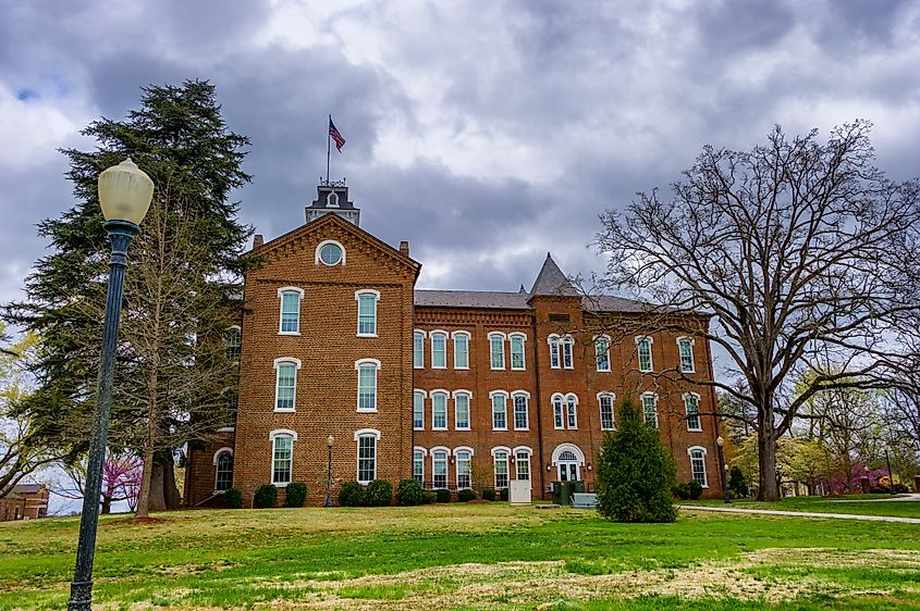 Campus of Maryville College in Maryville, Tennessee