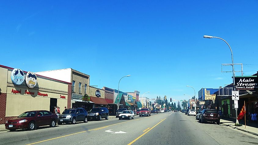 Downtown Walker, Minnesota.