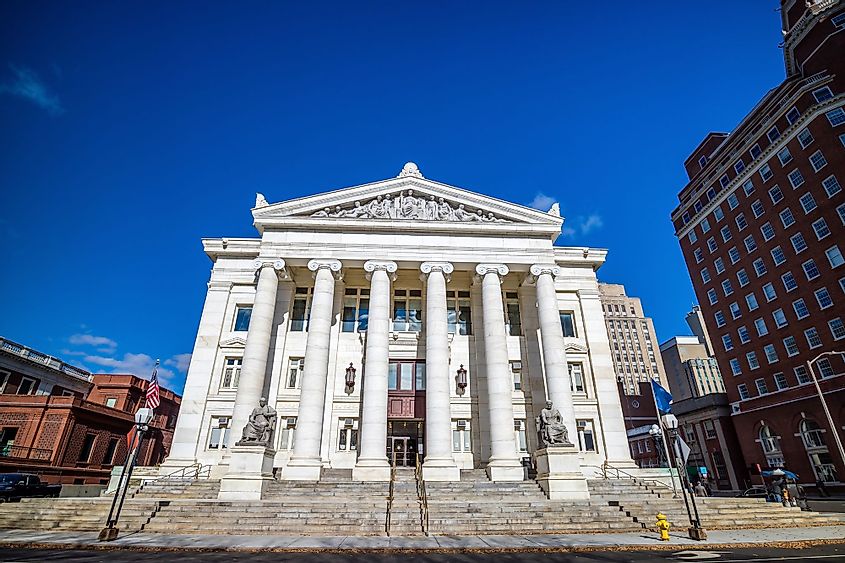 Supreme Court in downtown New Haven, Connecticut