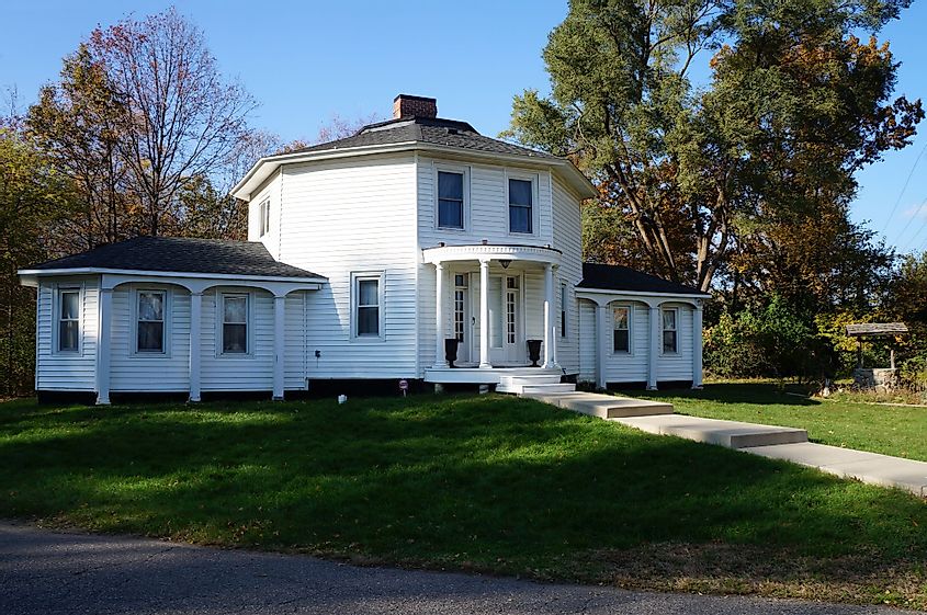 The Octagon House, part of the Westland Historical Park