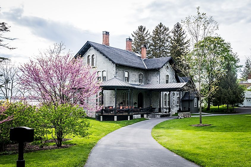 The historic E.B. Morgan House. Aurora, New York. Photo: Husbands That Cook via Flickr.