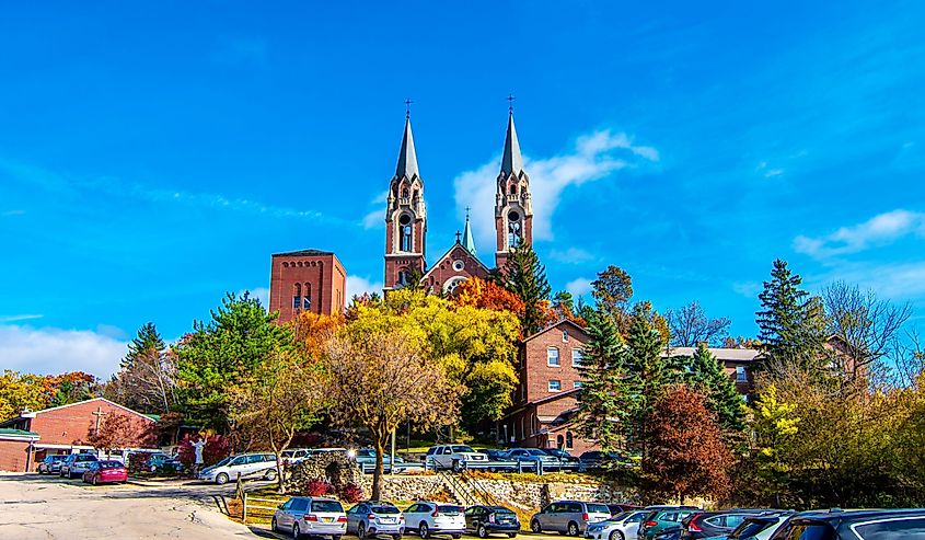 Basilica and National Shrine of Mary Help of Christians in Hubertus, Wisconsin