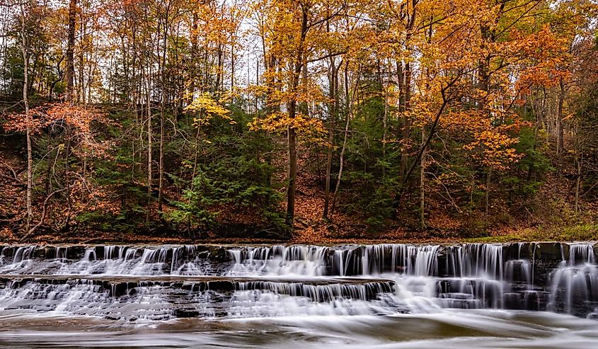 Rushing river at Cuyahoga Valley National Park