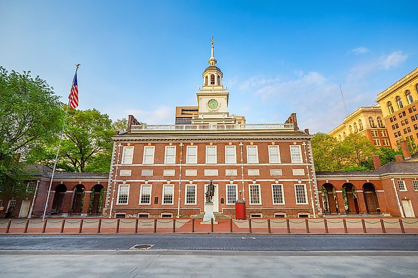 Independence Hall in Philadelphia, Pennsylvania, USA.