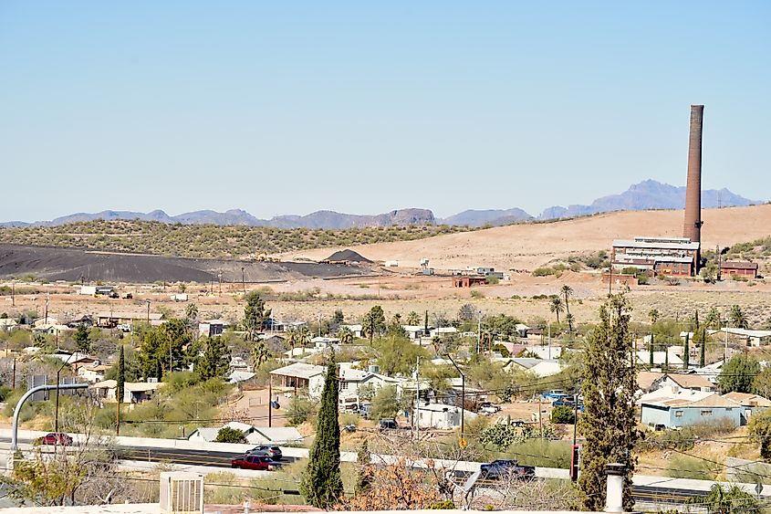 The historic mining town of Superior, Arizona