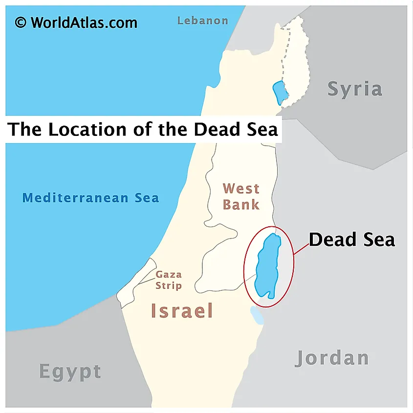 Dead Sea  History, Location, Salt, Map, Minerals, & Facts