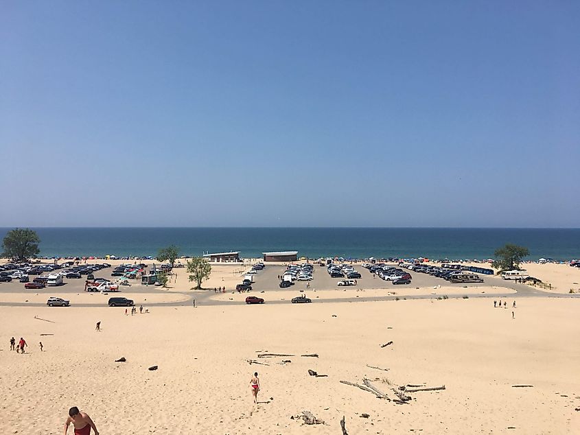 Warren Dunes State Park in Michigan. 