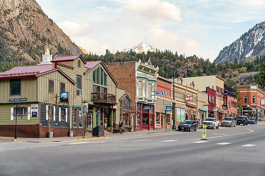 Street view in Ouray, Colorado