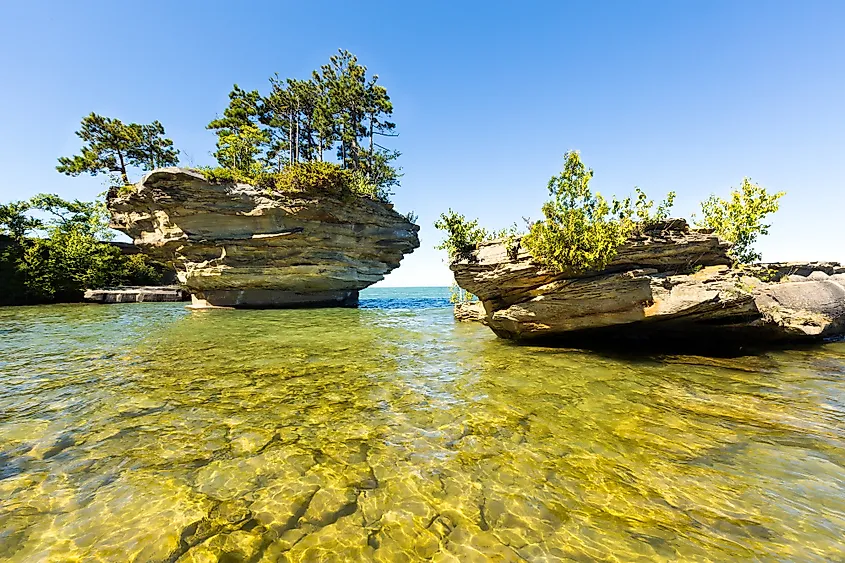 Lake Huron turnip rock