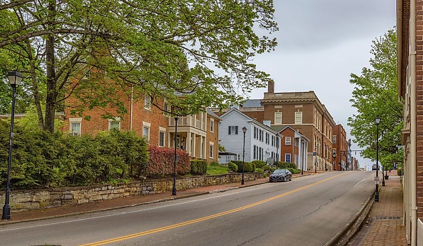 Historical district of Greeneville, Tennessee, General Morgan Inn, first a railroad hotel built in 1887 as the Grand Central.