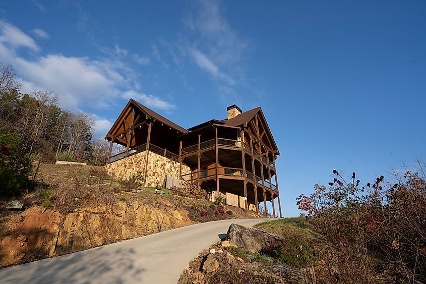 Blue Ridge, Georgia. Editorial credit: Johnnie Rik / Shutterstock.com
