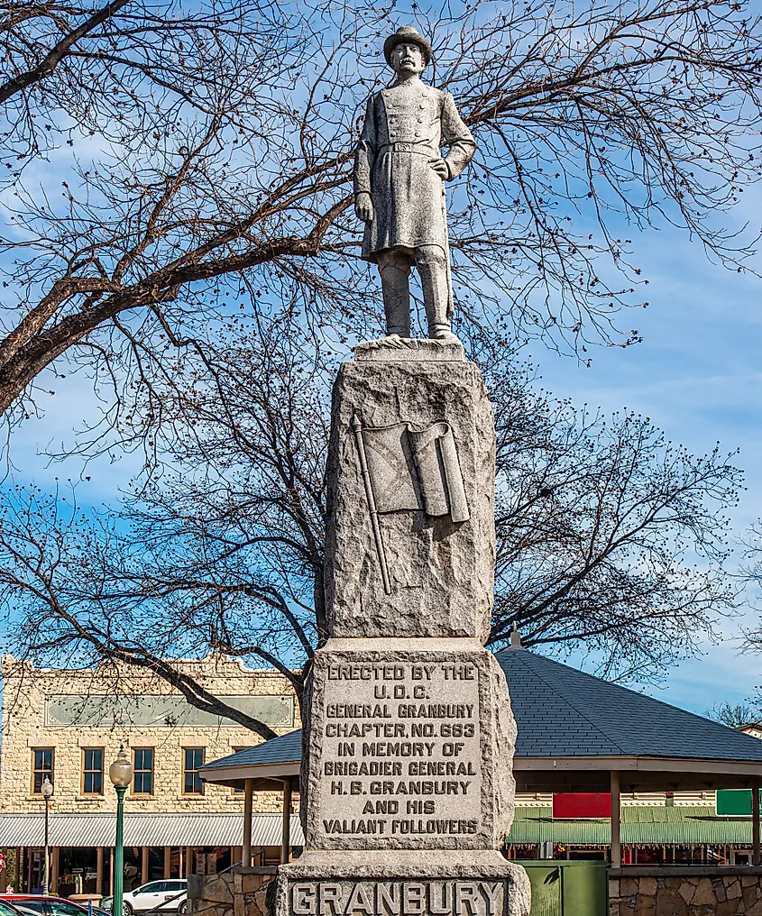 Granbury statue