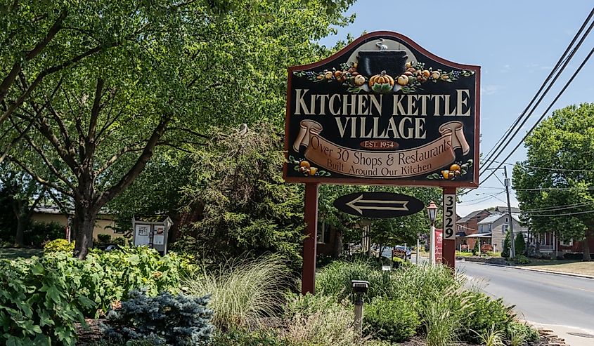 Tourist destination, Kitcten Kettle Village in Intercourse, Lancaster County, Pennsylvania