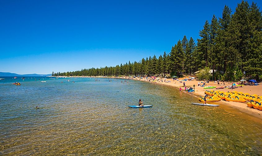 Summer at Lake Tahoe, California.