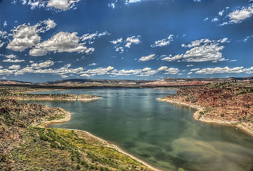 The beautiful Abiquiu Reservoir in New Mexico.