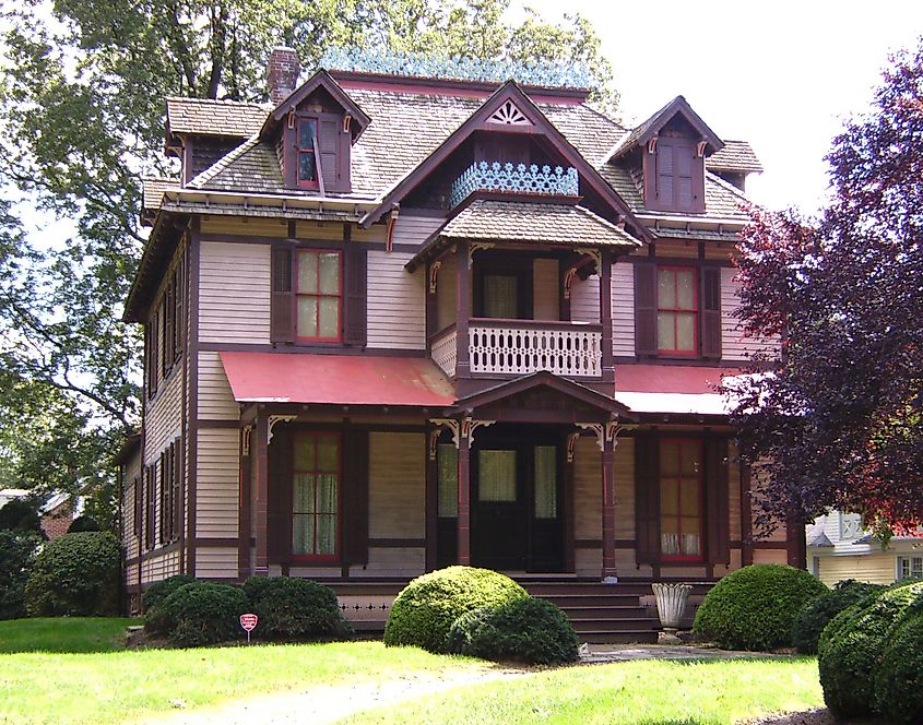 Historic William L. Black House in Hammonton, New Jersey.