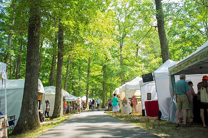 Berea Crafts Festival in Berea, Kentucky.