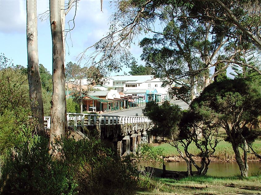 Denmark River and Bridge. 