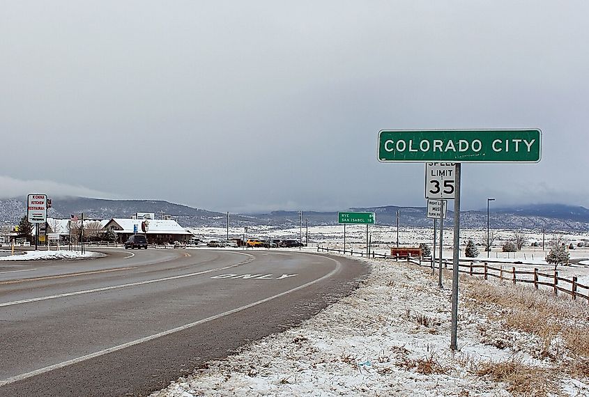 Colorado City, a census-designated place in Pueblo County, Colorado.
