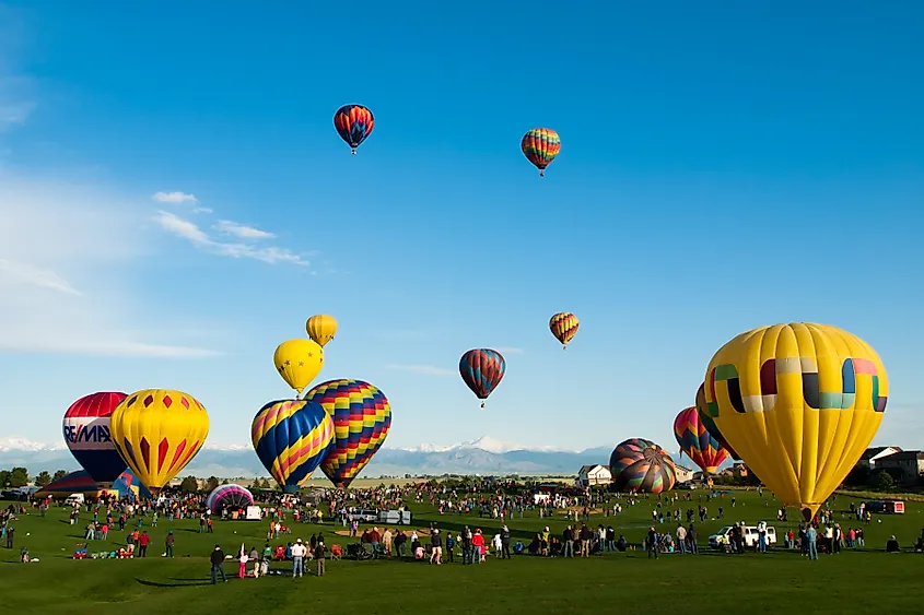 Annual Erie Town Fair and Balloon Festival.
