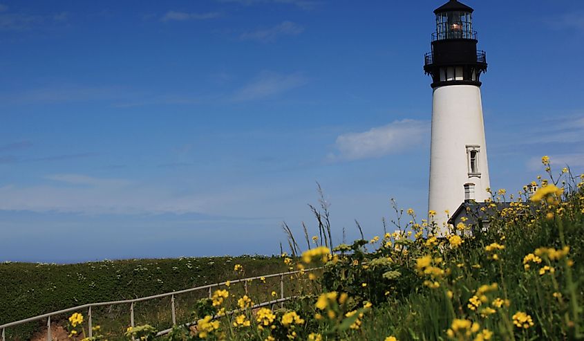 Yaquina Head Lighthouse in Newport, Oregon