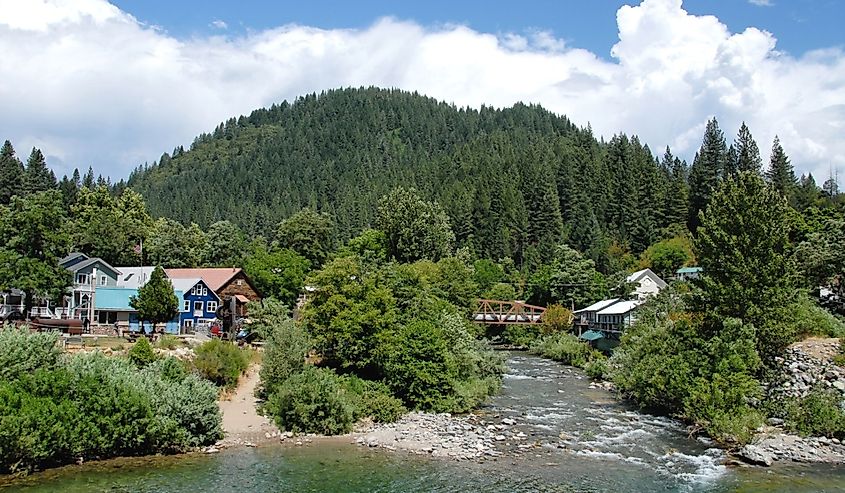 Yuba River, Downieville in California's Gold Country