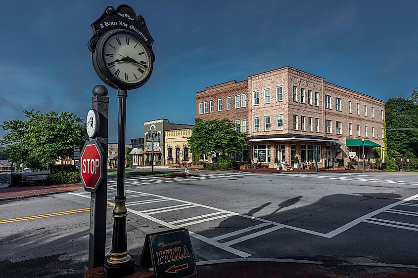 Senoia, Georgia. Editorial credit: Joseph Sohm via Shutterstock.