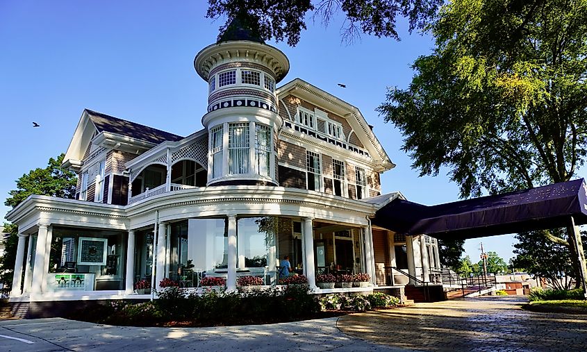 Hotel Finial, an upscale boutique hotel in Anniston, Alabama. Image credit EWY Media via Shutterstock