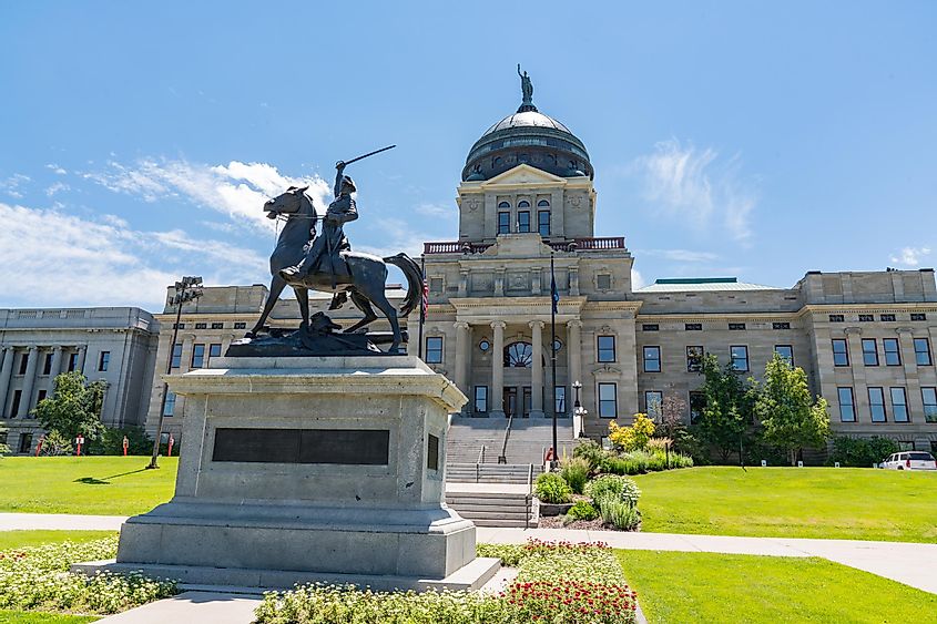 The State Capitol building in Helena, Montana.