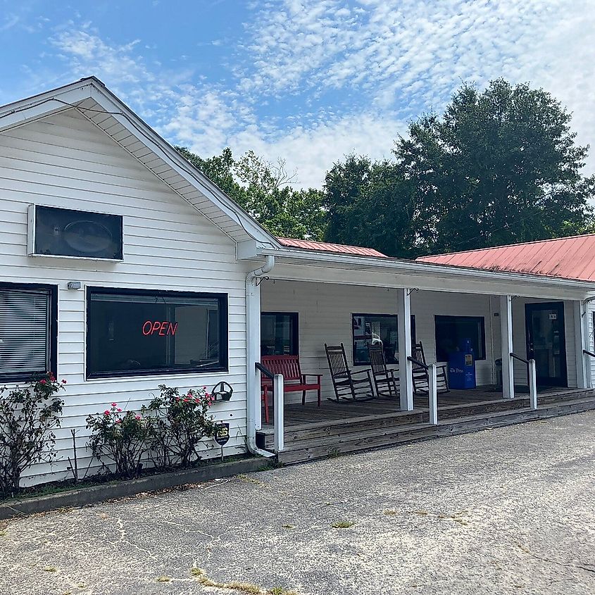 The Old House Cafe in Walterboro, South Carolina. 