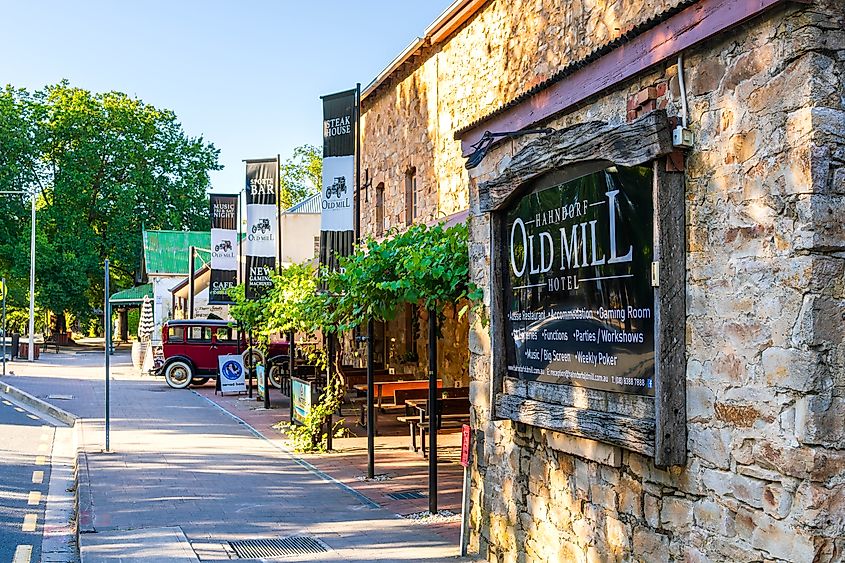 The Hahndorf Old Mill Hotel in Hahndorf, South Australia.