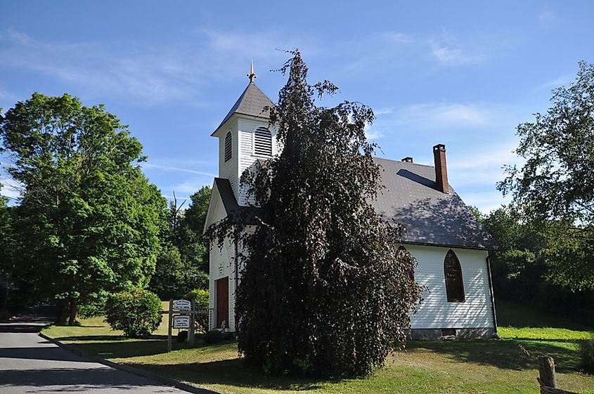 Merryall Union Evangelical Society Chapel, New Milford, Connecticut.