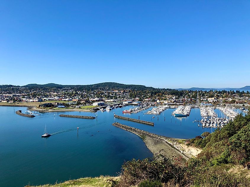 Overlooking Anacortes, Washington.