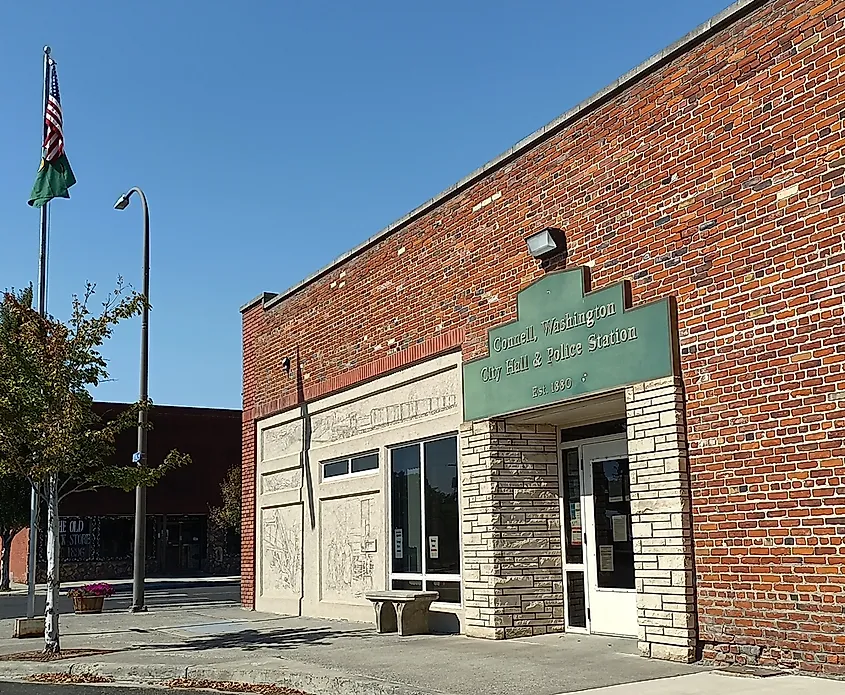 Connell City Hall and Police Station in Connell, Washington