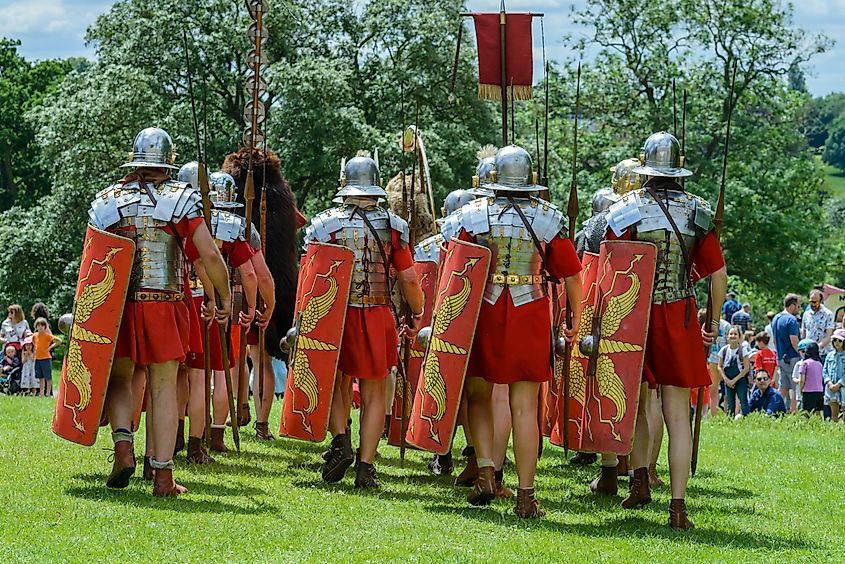 Roman troops depiction.