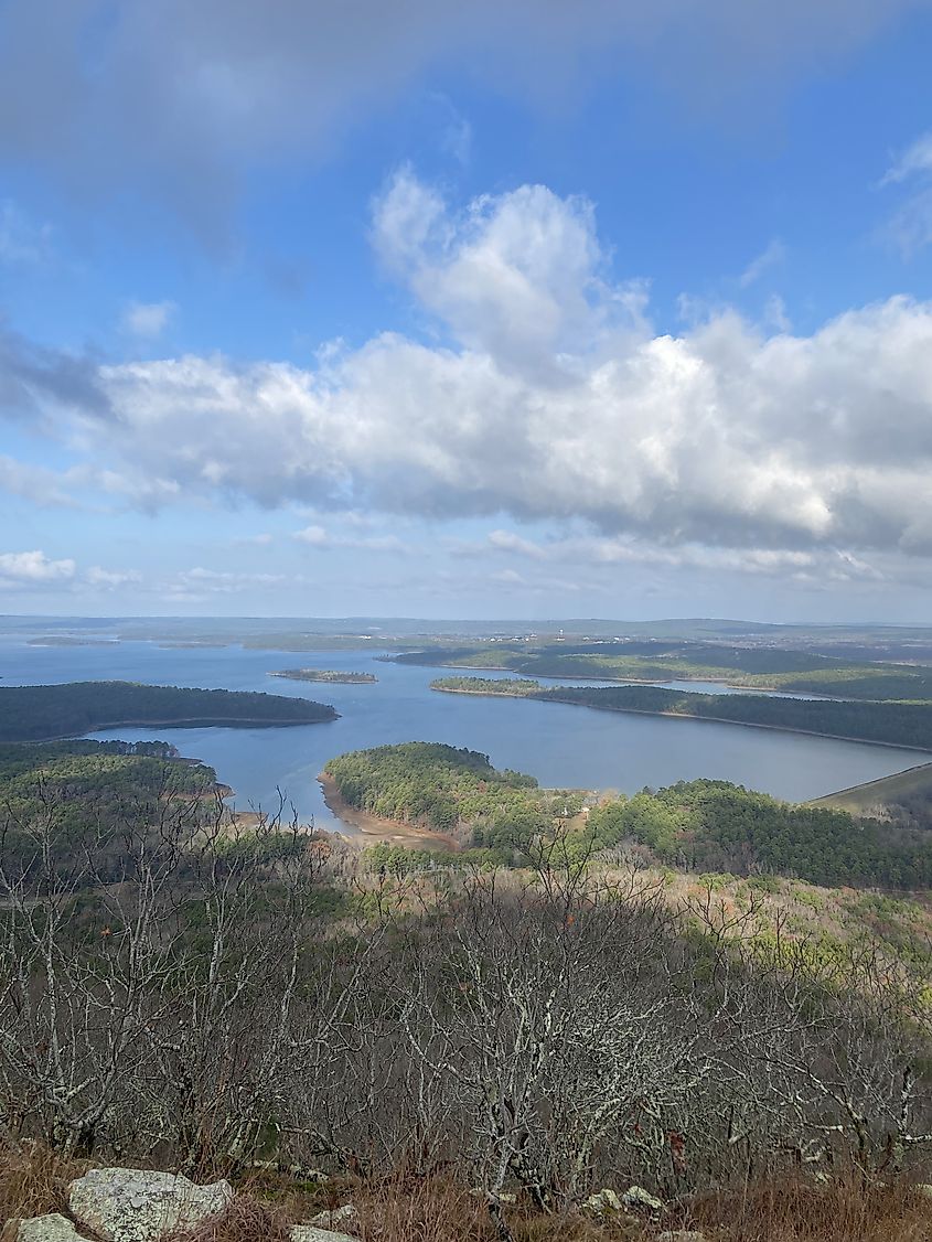 Overlooking Big Lake in Arkansas