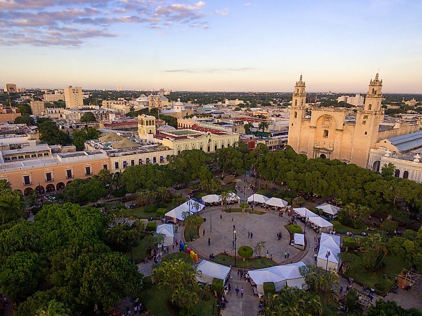 Aerial view of Merida