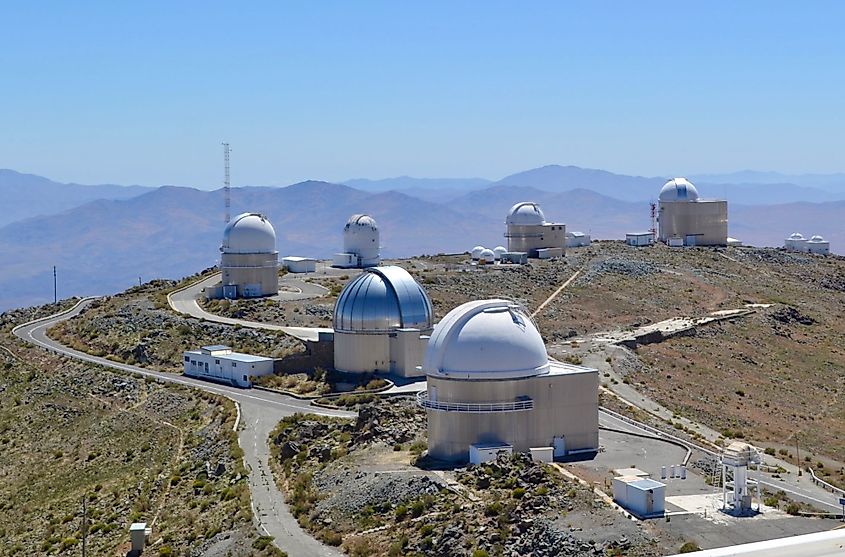 La Silla Astronomical Observatory in Atacama Desert, Chile