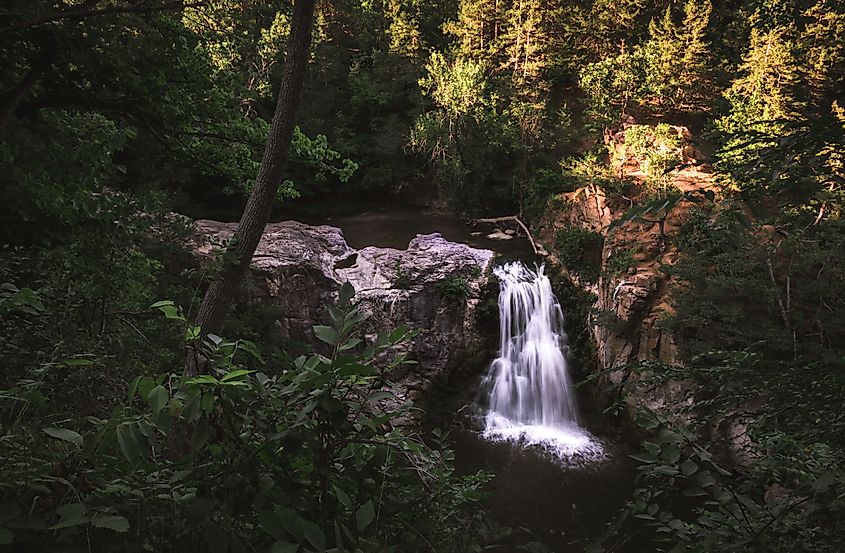 Ramsey Falls in Redwood Falls, Minnesota.