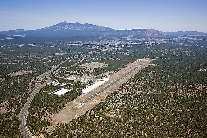 Airport in Flagstaff near Mountainaire.