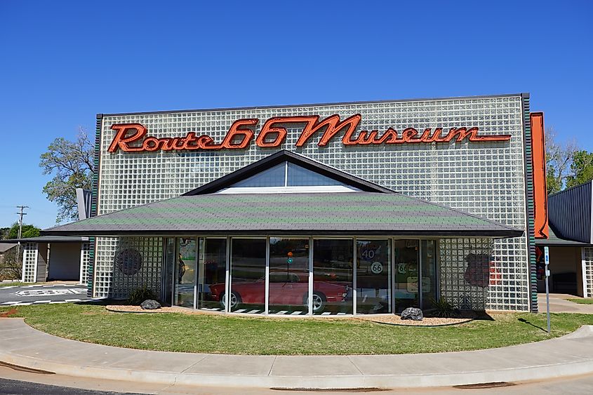 Route 66 Museum in Clinton, Oklahoma 