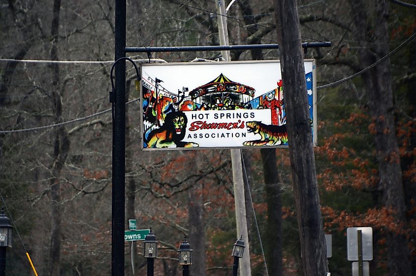 Hot Springs Showmen's Association is located in Hot Springs, Arkansas, USA.