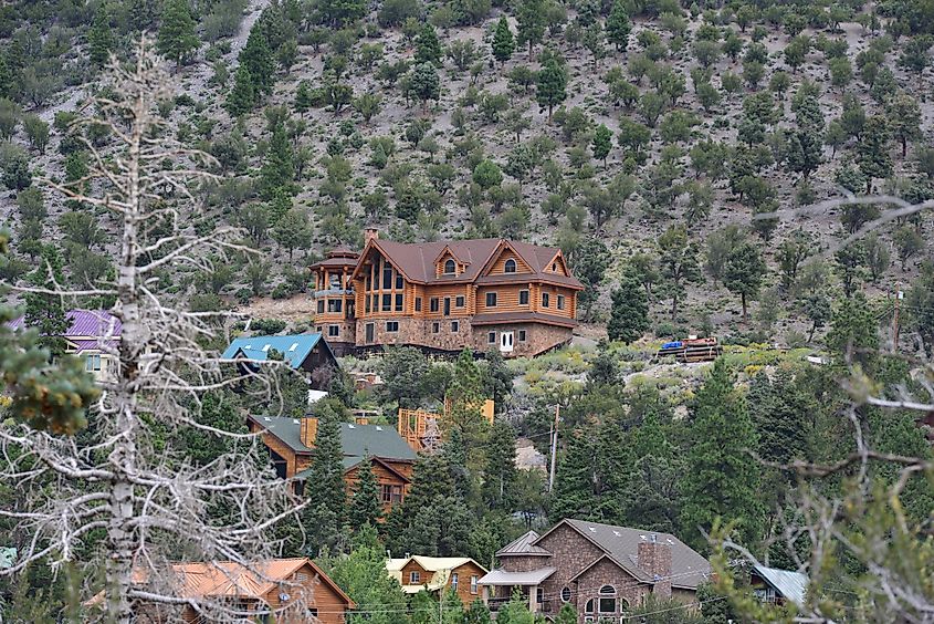 An Alpine lodge at Mount Charleston in Nevada.