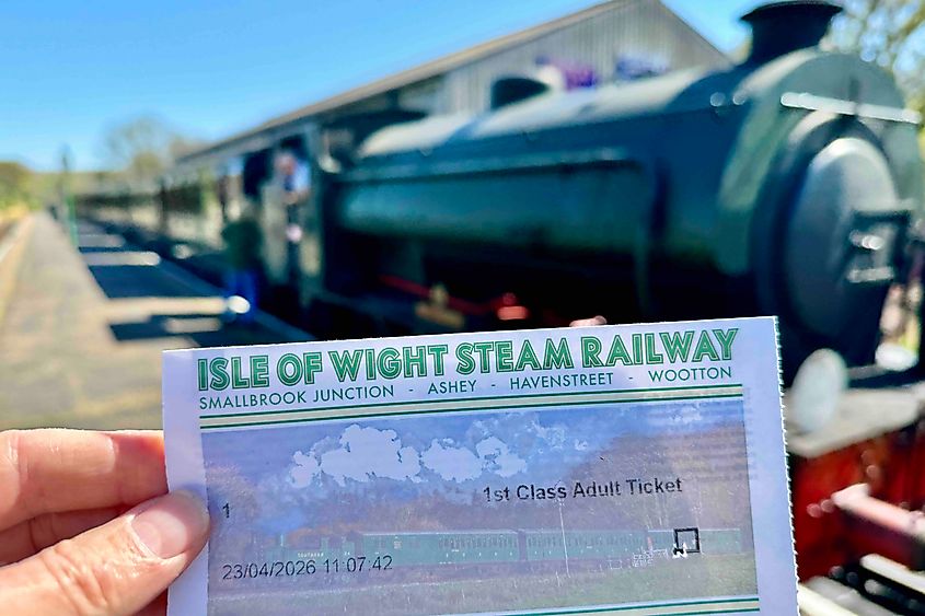 Isle of Wight Steam Railway at Havenstreet Station Image credit Bryan Dearsley