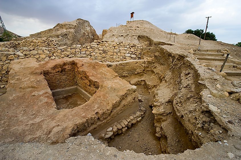 Ruins of ancient Jericho.
