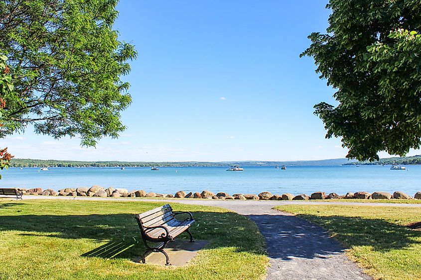 A beautiful view of Canandaigua Lake