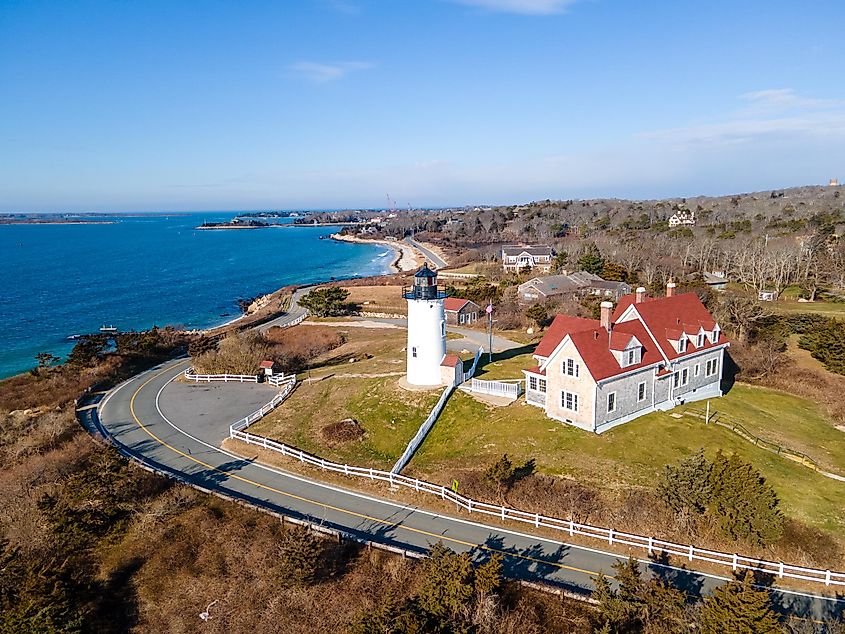 Nobska Light in Falmouth, Cape Cod, Massachusetts.