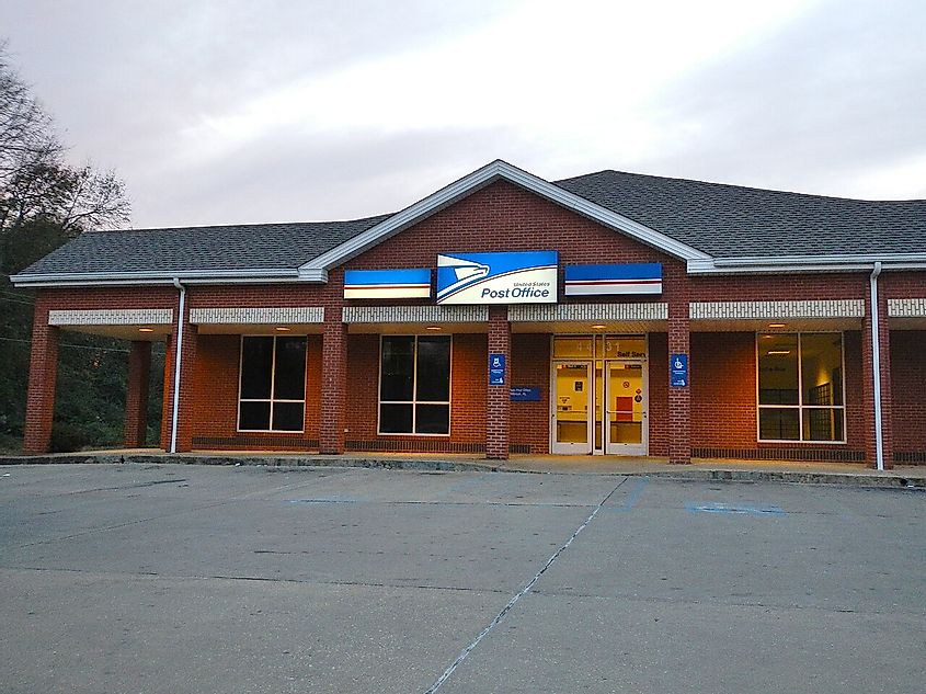 Post office in Millbrook, Alabama.
