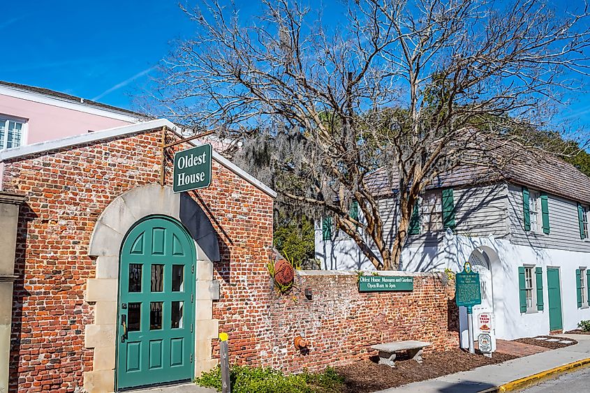 The Gonzalez Alvarez House in St. Augustine, Florida.