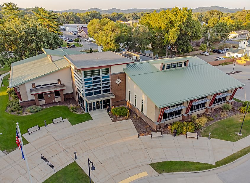Library in Holmen, Wisconsin